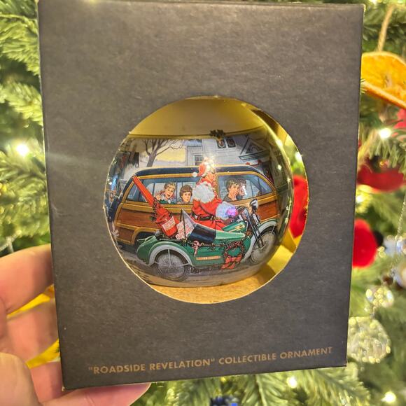 Vintage Harley Davidson Roadside Revelation Ornament Series Four New 1997 - Picture 1 of 9